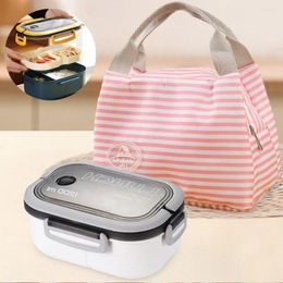 Dinnerware Double Layer Lunch Bag Safe Without Hurting Hands Tableware Bento Box Clip Seal Cover Office Worker