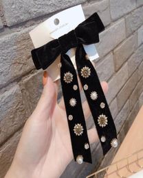 Fashion Korean fashion brooch Original design bow large version pearl pin buckle badge brooch2183701