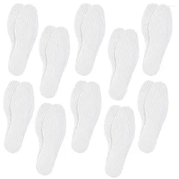 Storage Bottles 10 Pairs Disposable Insoles Comfortable Shoe Pads Supple Inserts Odour Eliminator