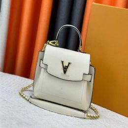 Louls Vutt 24sss ombro Ever Ever Mini Lockme Bag Crossbody Luxury Feminino Bola Bola Bola Feminina Bolsa de Maquiagem Bolsa de Maquiagem Gentl