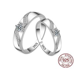 925 sterling silver wedding ring set for women man lady anniversary gift Fine Jewellery whole J2863429988