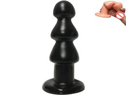 Huge Butt Plug With Suction Cup Super Large Anal Prostate Massager Anal beads Tower shape Anal Sex Toys For Women Men Lesbian3870517