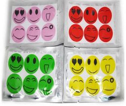 Smiling Face Mosquito Natural Repellent Patch Insect bug repellent sticker Camping use3958967