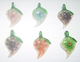 10pcslot Multicolor Murano Lampwork Glass Pendants Charms For DIY Craft Fashion Jewellery Gift PG13 Shipp72711787850765