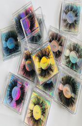 Thick Long 25mm Mink False Eyelashes Extensions Super Soft Vivid Fake Lashes Eye Makeup Accessory 12 Models Available1289894