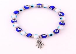 Lucky Bracelet Vintage Evil Eyes Beads Fatma Hands Men and Women Personality Religious Bracelet2036600