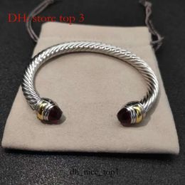 Дэвид Юрма Ожерелье модный браслет в стиле ретро -стиль Sier Bracelet Простые дизайнерские украшения для мужчин Женщины 7 -миллиметровый подарок на день рождения несколько стилей 5026