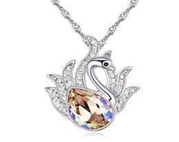 Pendant Necklace For Mother's Day Gift Women Jewelry Made With Crystals from rovski Elements White Gold Plated 207905105632