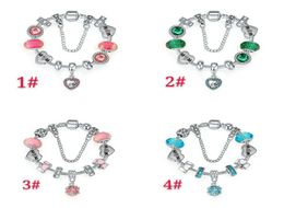 18-21CM Mom Bracelet 925 silver bracelets charms beaded fit for chain DIY Mother day Jewelry Accessories for women with box2976863