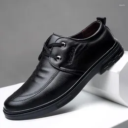 Casual Shoes Genuine Leather Formal Men Dress Soft Mens Breathable Moccasins Driving Zapatos Hombre