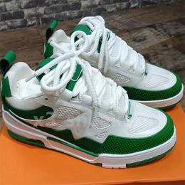 2024 custom fashion classic Luxury mens women running shoes lovers White trainer designer sneakers printing low-top green red black white Breathable 36-45 X30