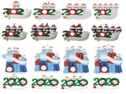 Personalised christmas ornaments 2020 quarantine ornaments christmas tree decoration Delivery within 72 hours high quality4002044