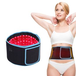 Led Skin Rejuvenation Dual Wavelength 660Nm 850Nm Red Infrared Red Light Therapy Waist Belt For Slimbody Device