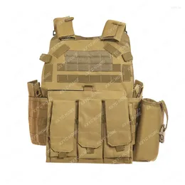 Decorative Figurines Outdoor Tactics Vest Jacket 6094 Lightweight Quick Release Tactical Multifunctional Camouflage Combat Uniform