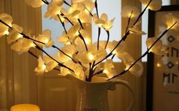 Phalaenopsis Tree Branch Light Floral Lights Home Christmas Party Garden Decor Led Bulb Home Decorative Fake Flowers srn3994662