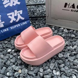Slippers EVA Thick Soled Womens with Anti Slip Increased Height Summer Home Platform Outdoor Sandals H240430