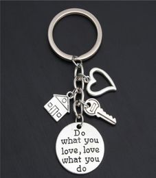 10pcAcceoosry Realtor Keychain Real Housewarming Gift Sold House Keyring With Key Home Owner Jewelry6330328