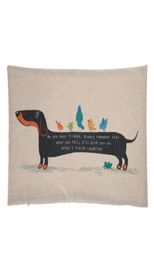 Pillow Case Creative Cartoon Dachshund Thick Linen Cotton Pillowcases Animal Sausage Dogs Cover 3050cm4680914