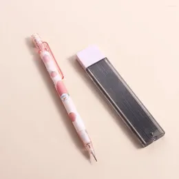 School Supplies Office Honey Pink Peach Writing Tool Mechanical Pencil Movable Automatic Pencils Press Pen