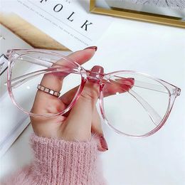 Sunglasses Transparent Computer Glasses Frame Women Men Anti Blue Light Round Eyewear Blocking Optical Spectacle Eyeglass