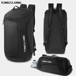 Backpack KINGSLONG Sports Gym Large Capacity 40L 60L Unisex Casual Travel Hiking Camping Backpacks 3 Ways To Use