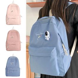 School Bags Women's Leisure Travel Outing Shoulder Bag Male And Female High Capacity Students Backpack Senior Student Schoolbag