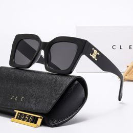 Fashion Designer Sunglasses Luxury CEL Brand Men and Women Small Squeezed Frame Premium UV400 Retro Sunglasses With box Cel1958-FF