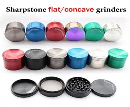 Sharpstone Tobacco Smoking Grinders herbal Crusher 4 Piece Spice Crusher Cigarette Machine 40mm 50mm 55mm 63mm1431790