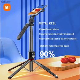 Selfie Monopods Selfie Stick 2.2m Genişletilmiş Mobil Dörtlü Kablosuz Bluetooth Selfie Stick Handheld Teleskopik Alüminyum Selfie Stick WX