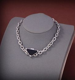 Fashion Choker Necklaces for Women and MEN Designer Highly Quality mens Silver Pendent Chain Necklace Lovers gift hip hop jewelry9582241