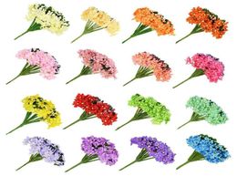 Decorative Flowers Wreaths 1236pcs Mini Artificial Stamen Silk Flower Fake Bouquet DIY Wreath Scrapbook Accessories Wedding Dec6966931