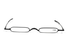Men and Women Pen Pocket Reading Glasses Alloy Portable Container Presbyopia Ultralight Mini Folding Reading Glass Send with Cloth6378085