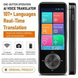 M9M8 Language Translator Device 107 National Languages Intelligent Translator Real-time Voice Recording Text Translation Device 240430