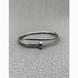 Personalised nail bracelet Nail Fashion Open Bracelet Simple and Luxury with cart original bracelets