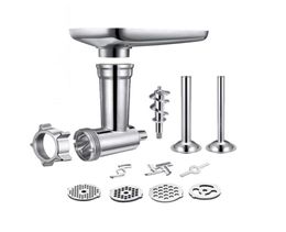 Steel Kitchen Meat Grinders Sausage Stuffer Attachment For Aid Stand Mixer Appliances Dining Bar Parts 2107064404770