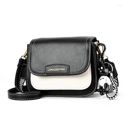 Shoulder Bags Handbag Women's Bag 2024 Contrast Colour Diagonal Small Square Fashion Trend Foreign Lady