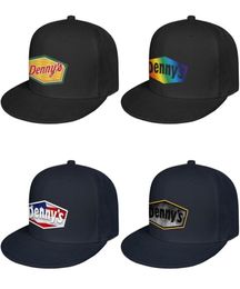 Dennys Pancake Houses Core Smoke Logo for men and women snap back baseballcap styles running Hip Hopflat brimhats America Flag Gay5269536