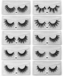 1020304050100Pairslot Handmade Faux Mink Eyelashes Eyelashes Big Eyes Cruelty Soft Dramatic Eye lashes Makeup M01M104823372