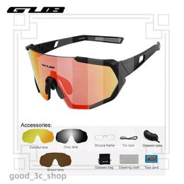 Designer Sunglasses GUB Glasses MTB Road Bike Riding Glasses 3 Lens HD Uv400 Men Women Bicycle Oak Fashion Sunglasses Goggles Windproof Polarized Outdoor Sport 642