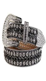 Western Cowgirl and Cowboy Bling Rhinestone Belt Studded Belt Removable Buckle for Women and Men4058119