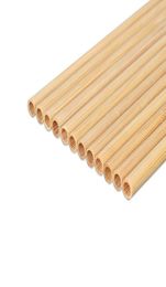 500pcs Natural 100 Bamboo Drinking Straws EcoFriendly Sustainable Bamboo Straw Reusable Drinks for Party Kitchen Bar6271497