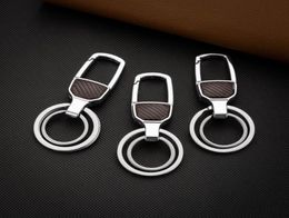 Keychains Car Keychain HighEnd Logo Metal Key Ring Auto Accessories Creative Holder Keyring Chain2700348