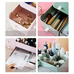 Cosmetic Organiser Drawer Large Capacity Makeup Bathroom Storage Box Female Skin Care Table lipstick Beauty Q2404291