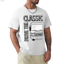 Men's T-Shirts Hammer Driving Classic Summer T-shirt Retro Top Customized Design for Our Own Pure White Mens T-shirtL2405