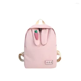 Backpack Kids Nylon Primary And Secondary School Students Cram Bag Female Pink Casual Girl Cute