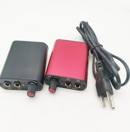 1Pc Tattoo Power Supply Red Or Black Choice Variable DC Mini Tuni With Your Country Plug For Tattoo Gun Machine Kits Supplies2684949