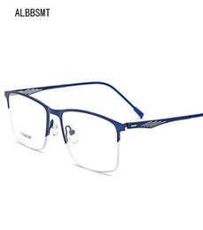 2018 TR90 Titanium Glasses Frame Men Myopia Eye Glass Prescription Eyeglasses 2018 Korean Screwless Optical Frames Eyewear4997004