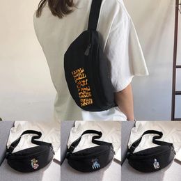 Waist Bags Men's And Women's Chest Bag Outdoor Sports Running Cycling Mother Series Printing Fashion Messenger