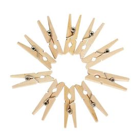 wholesale Natural Wooden Clips Photo Clamp Clothes pin DIY Wedding Party Craft Decoration Clip Pegs 25/35/45/60/72MM