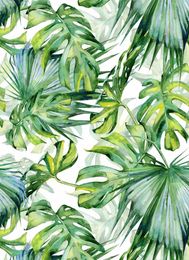 Wallpapers Peel And Stick Removable Palm Leaf SelfAdhesive Wallpaper Prepasted Waterproof For Restaurant Wall Decortion Stickers8546702